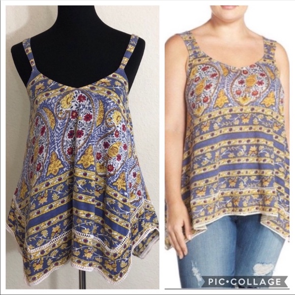 Lucky Brand Tops - Lucky Brand boho paisley tank size XS